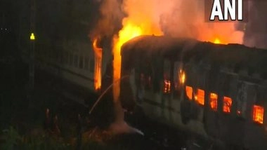 India News | Two Empty Coaches of Stable Rake Train Catch Fire in Guwahati