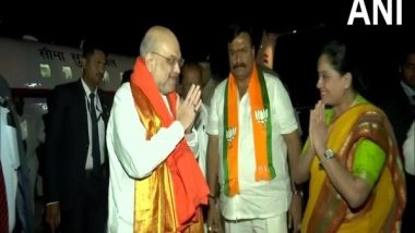 India News | Amit Shah Arrives for CISF's Raising Day Event in Hyderabad