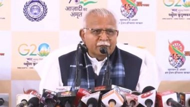 India News | Haryana CM Manohar Lal Khattar Conducts Aerial Survey of Hisar Airport