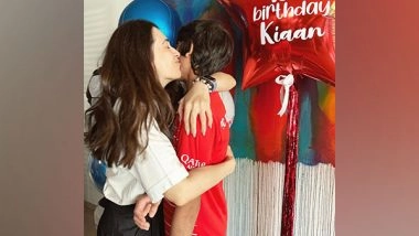 Entertainment News | Karisma Kapoor Pens Adorable Birthday Wish for Son Kiaan