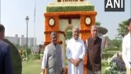 India News | Union Min Bhupender Yadav Inaugurates G20-themed Flower Festival in Delhi's CP