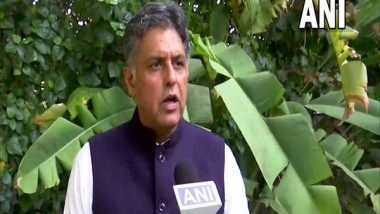 India News | Manish Tewari Gives Adjournment Notice in LS Seeking Discussion on Border Situation with China