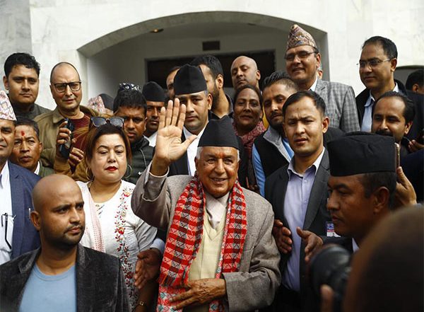 Ram Chandra Paudel Sworn in As President of Nepal at Sheetal Niwas