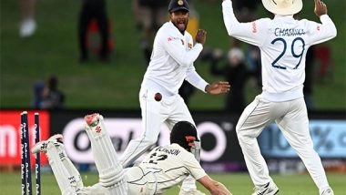 Sports News | New Zealand Overcomes Sri Lanka in Dramatic Fashion to Go 1-0 Up in Two Match Test Series