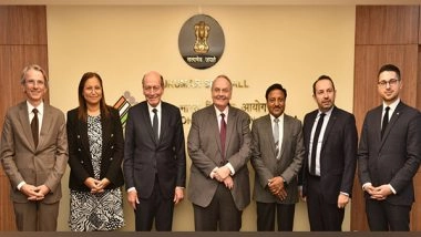 World News | French Parliamentary Committee on Foreign Affairs Delegation Meets CEC Rajiv Kumar
