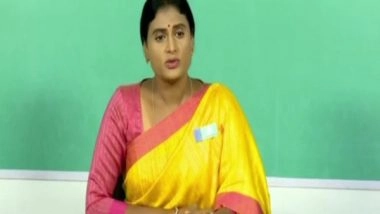 India News | YS Sharmila to March from Jantar Mantar to Parliament over Irregularities in Telangana's Kaleshwaram Project