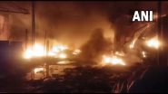 India News | Gujarat: Fire Breaks out at 10 Scrap Godowns in Valsad