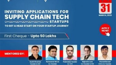 Business News | Marwari Catalysts Invites Supply Chain Tech Startups for Its Accelerator Programme - Thrive
