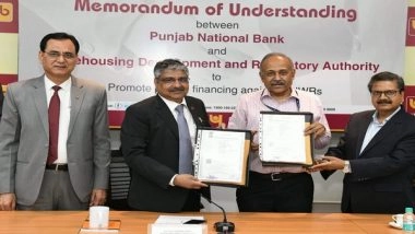Business News | PNB Signs MoU with Warehousing Development & Regulatory Authority to Promote Financing Against Electronic Negotiable Warehousing Receipt