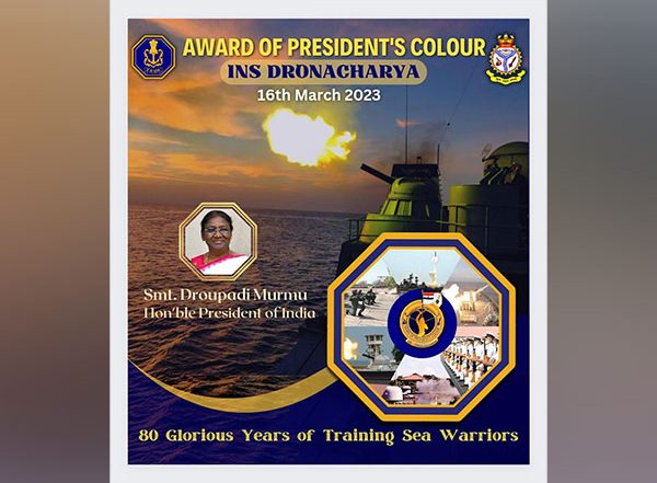 India News | INS Dronacharya to Be Awarded President's Colour
