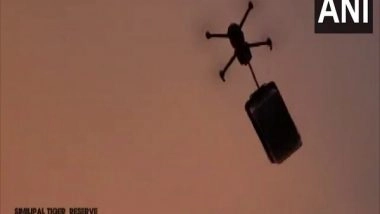 India News | Thermal Drone Cameras Deployed to Curb Human-elephant Conflict in Odisha