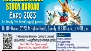 Business News | An E2W Study Overseas Initiative: The Global Enrol-Study Abroad Expo 2023 to Be Held on April 18, 2023, Hosting 75+ Foreign Universities