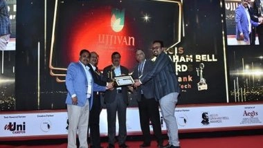 Business News | Hello Ujjivan App Wins the Prestigious 13th Aegis Graham Bell Awards