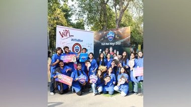 Sports News | WPL 2023: IIT Delhi Turns Blue to Support Delhi Capitals