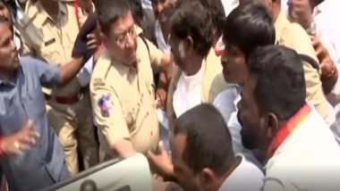India News | Hyderabad: Several Congress Leaders Detained for Protest over Adani Issue