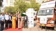 India News | Union Health Minister Flags off 75 Trucks for Countrywide Awareness Drive to Eliminate Tuberculosis