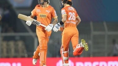Sports News | WPL: Fifties from Gardner, Wolvaardt Guide Gujarat Giants to 147/4 Against Delhi Capitals