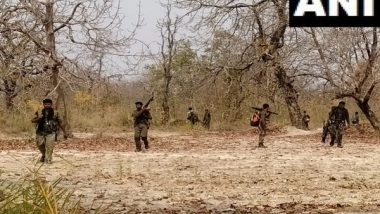 India News | Clash Between Security Forces and Naxalites in Chhattisgarh