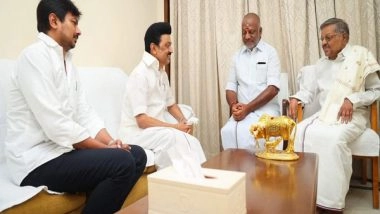 India News | Tamil Nadu CM Stalin Meets OPS, Condoles His Mother's Demise