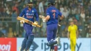 Sports News | Rahul's Gritty Fifty, Jadeja's 45 Help India Beat Australia by 5 Wickets in First ODI