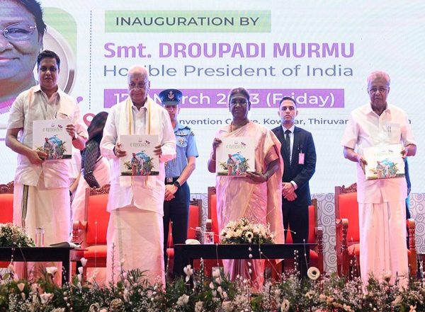 India News | President Murmu Lauds Kerala Performance on Welfare Indices at Civic Reception