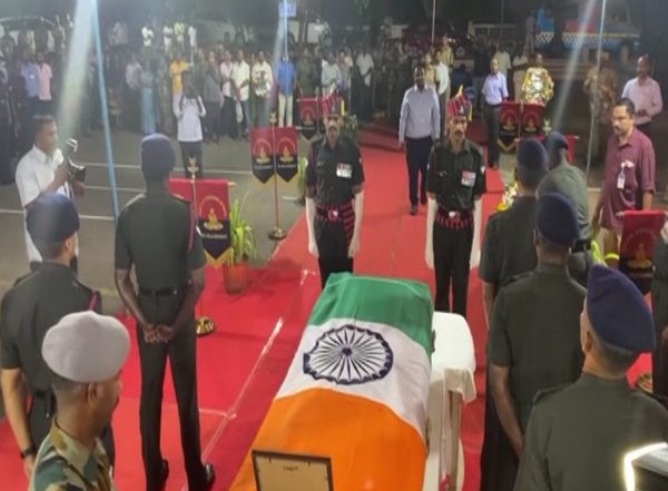 India News | Arunachal Chopper Crash: Fallen Army Officers Bade Tearful Goodbye with Full Military Honours