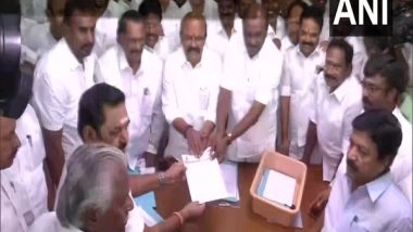 India News | Tamil Nadu: EPS Files Nomination for AIADMK General Secretary Post