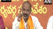 India News | Telangana: BJP Leader Bandi Sanjay Appears Before Women's Commission over Derogatory Remarks Against BRS MLC K Kavitha