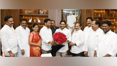 India News | AP: Newly Elected MLCs Call on CM YS Jagan Mohan Reddy in Amaravati