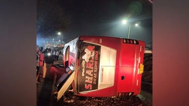 India News | Maharashtra: 7 Injured in Bus Accident Near Bavdhan in Pune