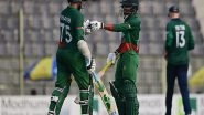 Sports News | All Round Bangladesh Led by Heroics from Shakib, Hridoy, Ebadot Beat Ireland by 183 Runs in First ODI