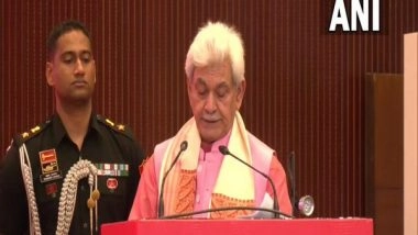India News | LG Manoj Sinha Lays Foundation Stone of First International Mall in J-K, Paves Way for More Investments