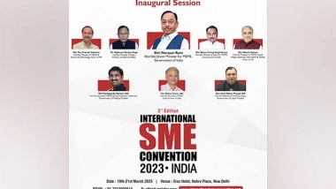 Business News | 3rd Annual International SME Convention Commences in New Delhi