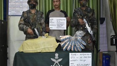 India News | Assam Rifles Recovers Heroin in Aizawl, One Arrested for Smuggling