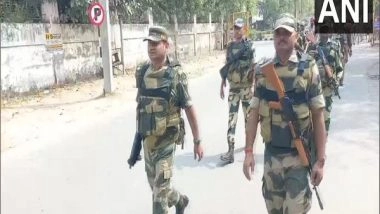 India News | Punjab Police, Rapid Action Force Conduct Flag March Amid Crackdown on Amritpal Singh