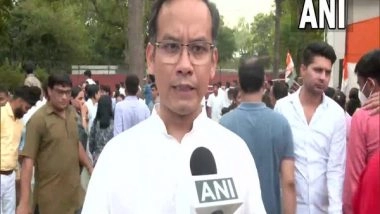 India News | Congress MP Gaurav Gogoi Gives Adjournment Motion Notice in LS over Delhi Police Notice to Rahul Gandhi