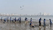 Business News | SBI Foundation Conducts One of South Mumbai's Largest Beach Cleaning Drives, Collects 800 Kilos of Waste in 2 Hours