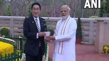 World News | PM Modi, Japan Counterpart Discuss Ways to Strengthen Peace and Stability in Indo-Pacific, Reliable Supply Chains in Semiconductors