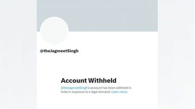 Pro-Khalistan Twitter Accounts, Including of Canadian Lawmaker Jagmeet Singh, Blocked in India