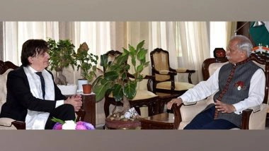 World News | Consul General of France Calls on Arunachal Governor, Discuss Higher Education, Developmental Projects