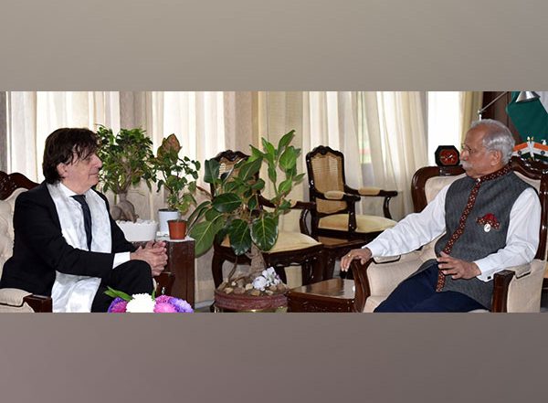 World News | Consul General of France Calls on Arunachal Governor, Discuss Higher Education, Developmental Projects