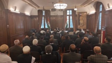 World News | Attack on High Commission: Envoy Doraiswami Holds Meeting with Indian Community Leaders in UK