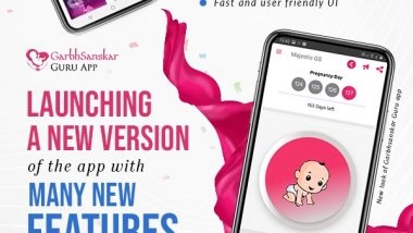 Business News | Majestic Garbh Sanskar, a Renowned Parental Wellness Company, to Launch the Latest Version of Its Popular Garbh Sanskar Guru App