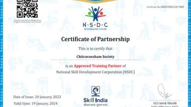 Business News | Chitravansham Society Recently Collaborated with NSDC; Aims to Empower Women and Youth from Rural and Slum Areas