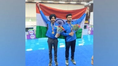 Sports News | ISSF World Cup: Sarabjot Singh Wins Men's 10m Air Pistol Gold