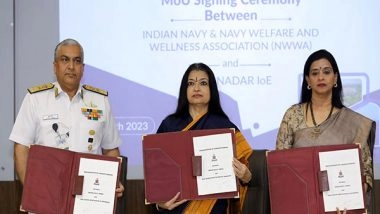 Business News | Shiv Nadar Institution of Eminence and Indian Navy Sign MoU to Support Education of Navy Personnel's Children