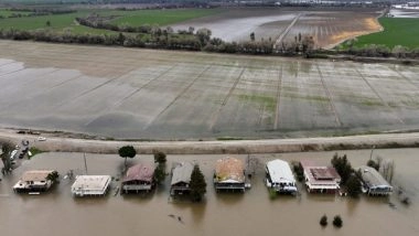 World News | California Reports over 120,000 Power Outages After Heavy Rain, Hurricane