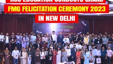 Business News | Rus Education Felicitates Russian Pass out Doctors for Clearing Indian Licensing Exam