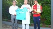 Sports News | Odisha CM Naveen Patnaik Felicitates ISL Golden Boot Award Winner Diego Mauricio