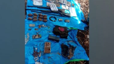 India News | BSF Recovers Huge Dump of Explosives of Maoists in Odisha's Malkangiri